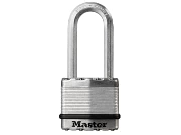 [MLKM5LH] Excell Laminated Steel 50mm Padlock 4-Pin - 51mm Shackle