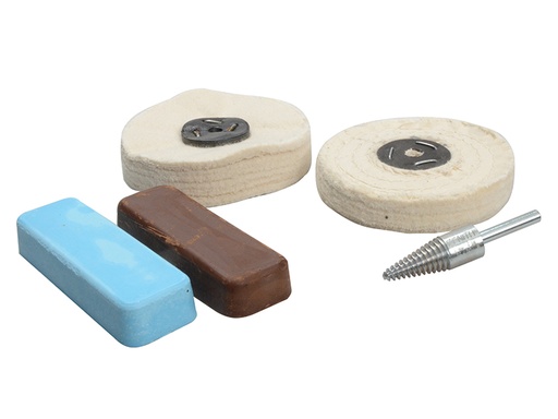 [ZENPFPK5] Polishing Kit Non Ferrous Metal - Brown & Blue