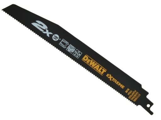 [DEWDT2308LQZ] 2X Life General Purpose Reciprocating Blade 228mm x 10 TPI (Pack 5)