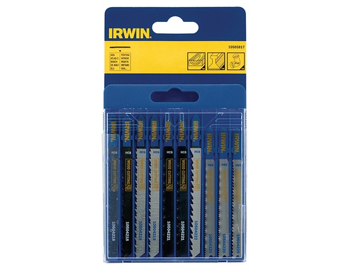 [IRW10505817] Jigsaw Blade Set Assorted 10 Piece Set