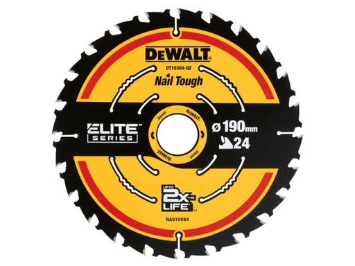 [DEWDT10304QZ] Extreme Framing Circular Saw Blade 190 x 30mm x 24T