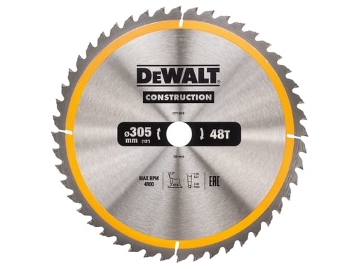 [DEWDT1959QZ] Stationary Construction Circular Saw Blade 305 x 30mm x 48T