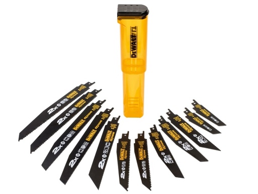 [DEWDT2441LQZ] DT2441L 2X Life Reciprocating Saw Blade Set, 12 Piece