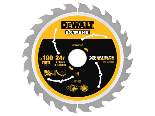 [DEWDT99562QZ] XR FlexVolt Circular Saw Blade 190 x 30mm x 24T