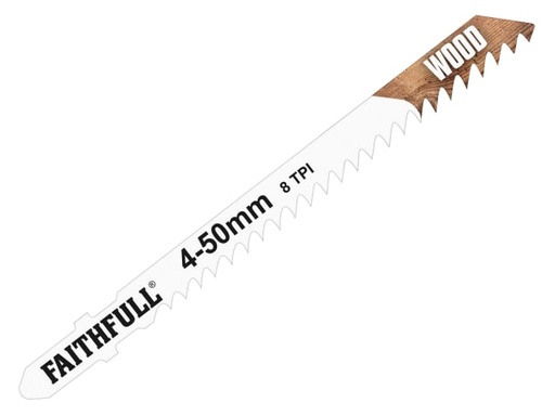 [FAIJBT111C] Wood Jigsaw Blades Pack of 5 T111C