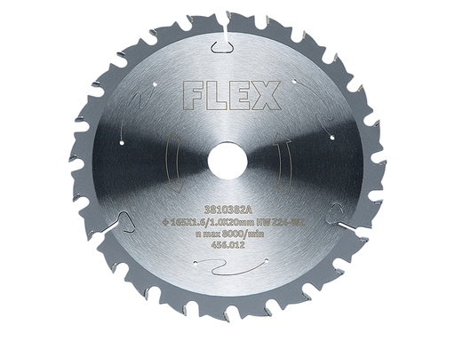 [FLX456012] Circular Saw Blade with Alternating Teeth 165 x 20mm x 24T