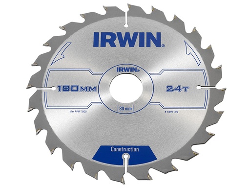 [IRW1897195] Construction Circular Saw Blade 180 x 30mm x 24T ATB