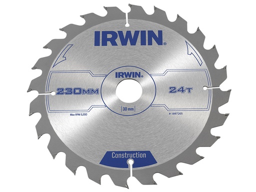 [IRW1897205] Construction Circular Saw Blade 230 x 30mm x 24T ATB