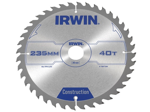 [IRW1897208] Construction Circular Saw Blade 235 x 30mm x 40T ATB