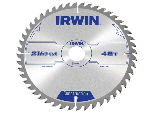 [IRW1897209] General Purpose Table & Mitre Saw Blade 216 x 30mm x 48T ATB