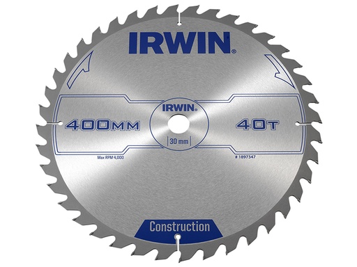 [IRW1897347] General Purpose Table & Mitre Saw Blade 400 x 30mm x 40T ATB