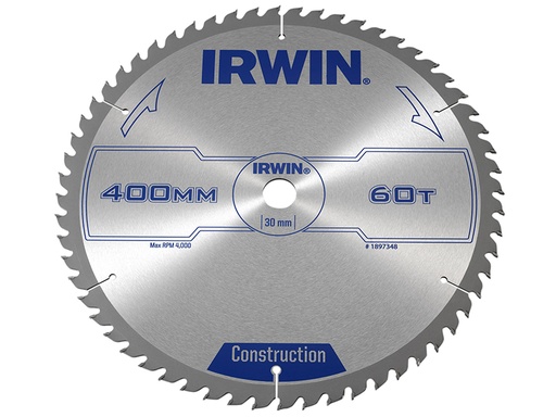 [IRW1897348] General Purpose Table & Mitre Saw Blade 400 x 30mm x 60T ATB