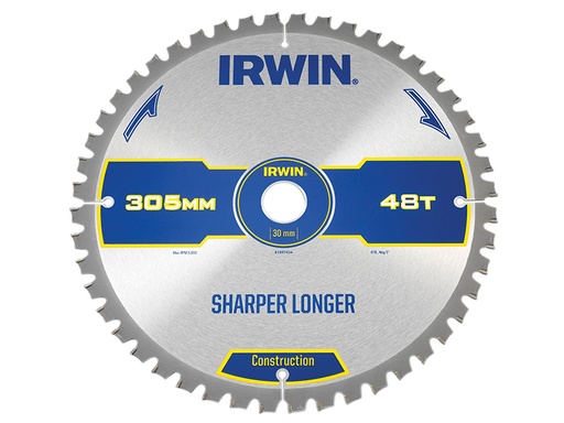 [IRW1897434] Construction Mitre Circular Saw Blade 305 x 30mm x 48T ATB/Neg