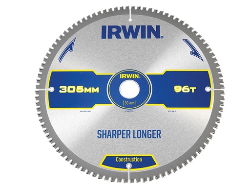 [IRW1897436] Construction Mitre Circular Saw Blade 305 x 30mm x 96T ATB/Neg