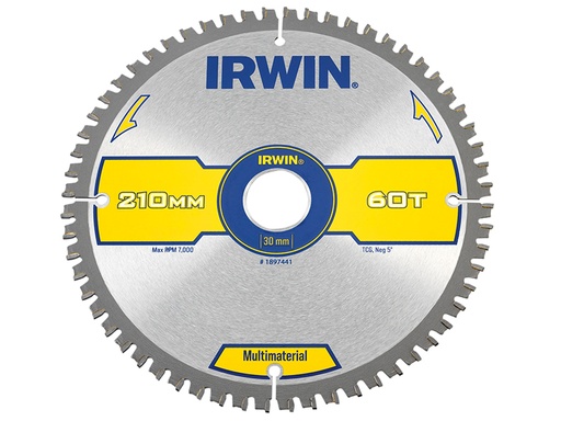 [IRW1897441] Multi Material Circular Saw Blade 210 x 30mm x 60T TCG