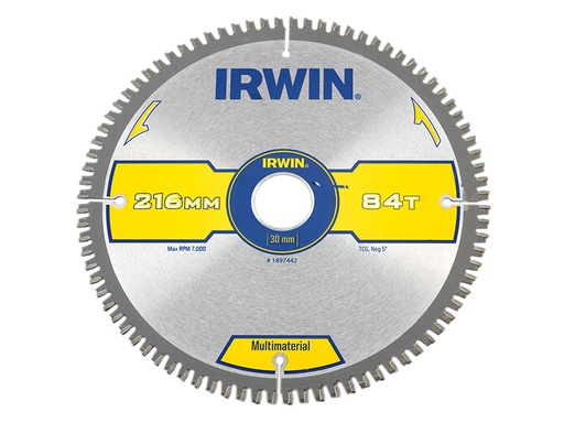 [IRW1897442] Multi Material Circular Saw Blade 216 x 30mm x 84T TCG