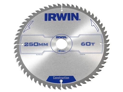 [IRW1907700] General Purpose Table & Mitre Saw Blade 250 x 30mm x 60T ATB