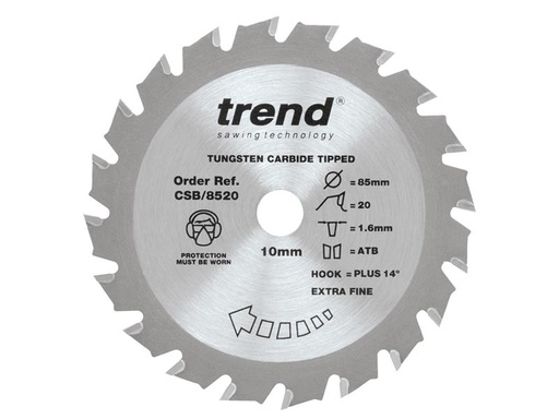 [TRECSB8520] CraftPro Mini Saw Blade 85 x 10mm x 20T