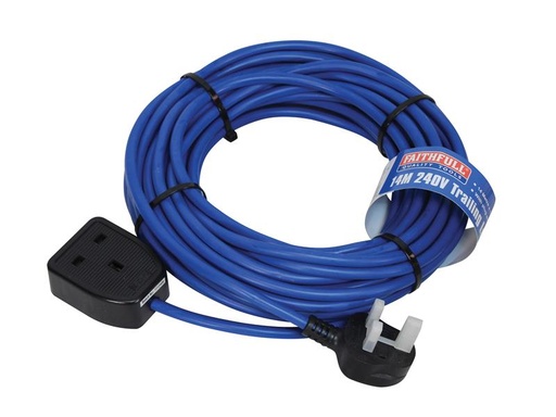 [FPPTL14M] Trailing Lead 240V 13A 1.5mm Cable 14m