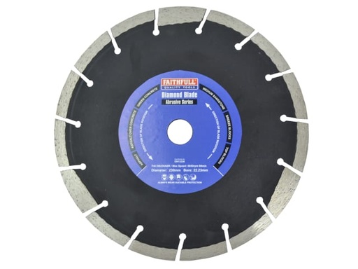 [FAIDB230ABR] Abrasive Diamond Blade 230 x 22.23mm