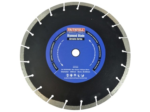 [FAIDB300ABR] Abrasive Diamond Blade 300 x 20mm