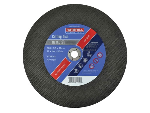 [FAI3003520M] Metal Cut Off Disc 300 x 3.5 x 20mm