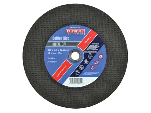 [FAI3003522M] Metal Cut Off Disc 300 x 3.5 x 22.23mm