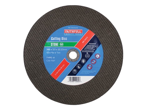 [FAI3003522S] Stone Cut Off Disc 300 x 3.5 x 22.23mm