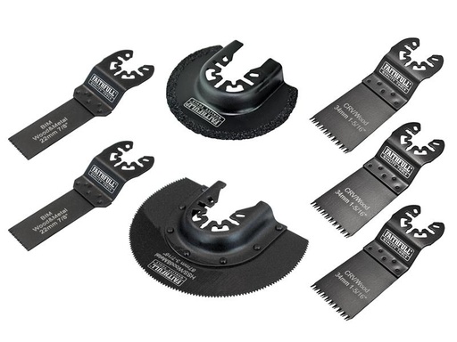 [FAIMFKIT7] Multi-Function Tool Blade Set, 7 Piece