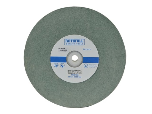 [FAIGW20025GG] General Purpose Grinding Wheel 200 x 25mm Green Grit