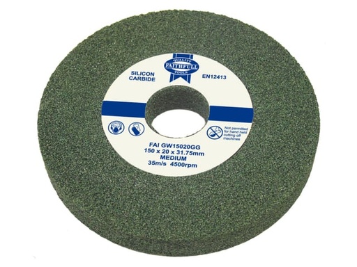 [FAIGW15016GG] General Purpose Grinding Wheel 150 x 16mm Green Grit