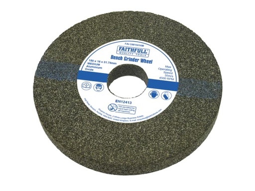 [FAIGW15016M] General Purpose Grinding Wheel 150 x 16mm Medium Alox