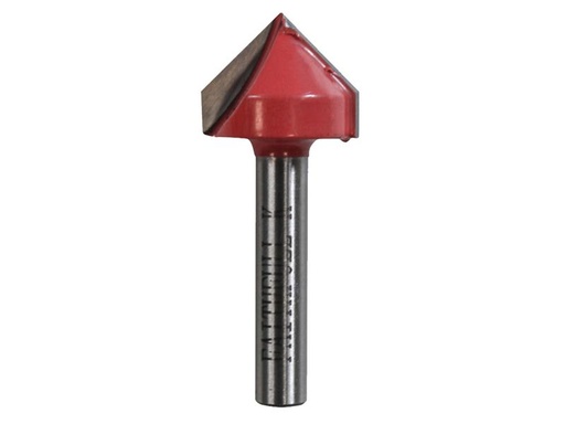 [FAIRB51] Router Bit TCT V-Groove 13.0mm x 19.1mm 1/4in Shank