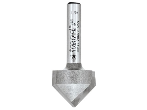 [TRE11314TC] 11/3 x 1/4 TCT V-Groove Cutter 45° 9.2 x 19.1mm