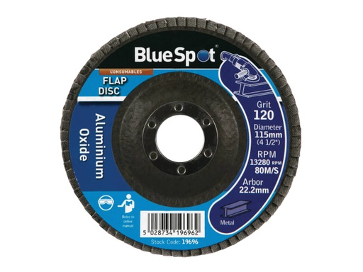 [B/S19696] Sanding Flap Disc 115mm 120 Grit