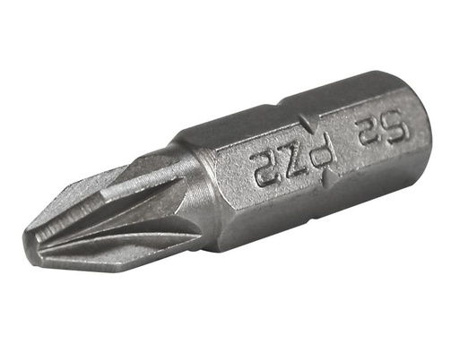 [FAISBPZ225] Pozi S2 Grade Steel Screwdriver Bits PZ2 x 25mm (Pack 3)