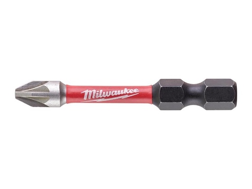 [MIL472050] SHOCKWAVE Impact Duty Bits PZ2 x 50mm (Pack 10)