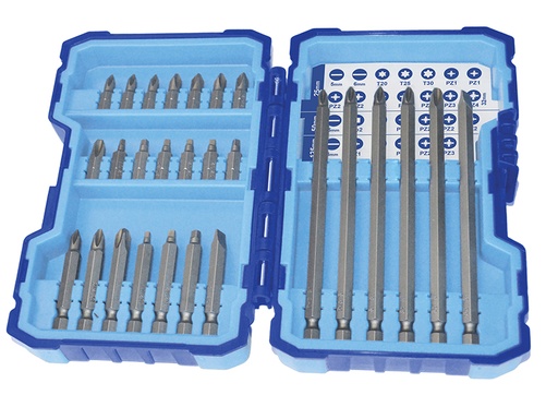 [FAISBSET27] Extra Long Reach Screwdriver Bit Set, 27 Piece