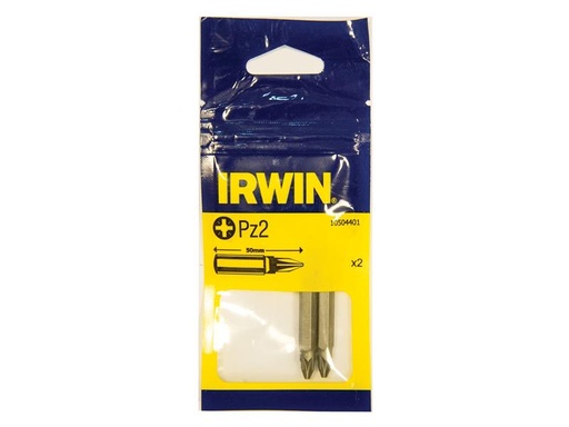 [IRW10504401] Screwdriver Bits Pozi PZ2 50mm (Pack 2)