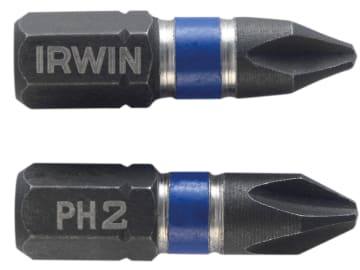 [IRW1923321] Impact Screwdriver Bits Phillips PH2 25mm (Pack 20)