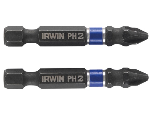 [IRW1923322] Impact Screwdriver Bits Phillips PH2 50mm (Pack 2)