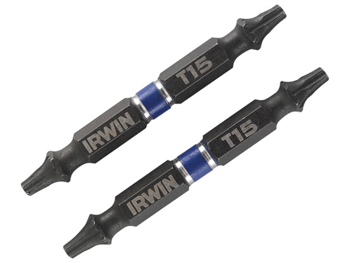 [IRW1923383] Impact Double-Ended Screwdriver Bits TORX TX15 60mm (Pack 2)