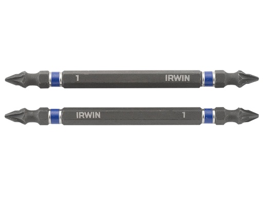 [IRW1923407] Impact Double-Ended Screwdriver Bits Pozi PZ1 100mm (Pack 2)