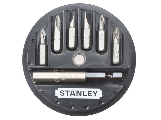 [STA168737] Slotted/Phillips/Pozidriv Insert Bit Set, 7 Piece