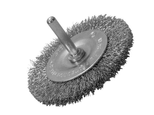 [FAIWBS75C] Wire Brush 75mm x 6mm Shank, 0.30 Wire