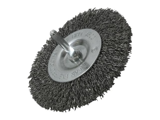 [FAIWBS100C] Wire Brush 100mm x 6mm Shank, 0.30 Wire