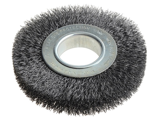 [LES334162] Wheel Brush D125mm x W20-22 x 40 Bore Set 2 Steel Wire 0.30