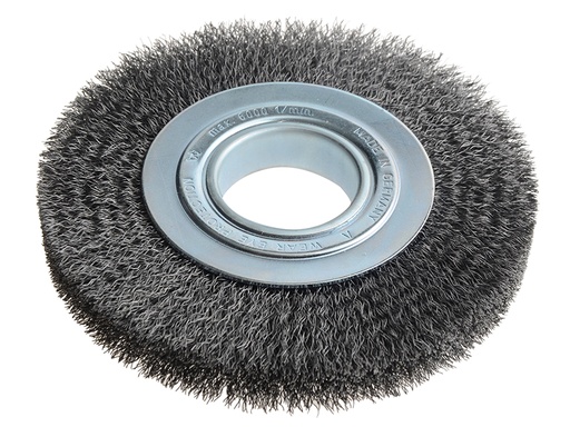 [LES355162] Wheel Brush D178mm x W23-25 x 50 Bore Set 3 Steel Wire 0.30