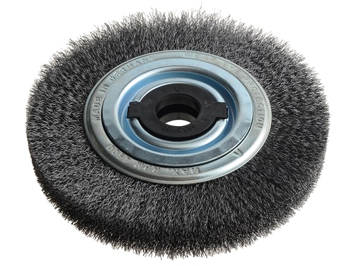 [LES366162] Wheel Brush D200mm x W35-40 x 80 Bore Set 4 +1 Steel Wire 0.30