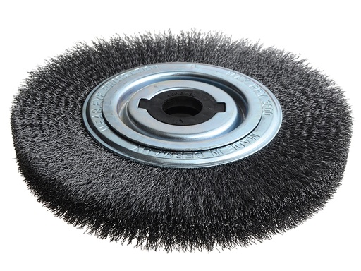 [LES377162] Wheel Brush D250mm x W30-35 x 100 Bore Set 4 +1 Steel Wire 0.30